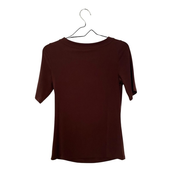 Universal Standard Burgundy Half Sleeve Top Women’s Size 00/0 4XS NEW - Picture 2 of 8